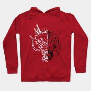 dragon - tiger Hoodie